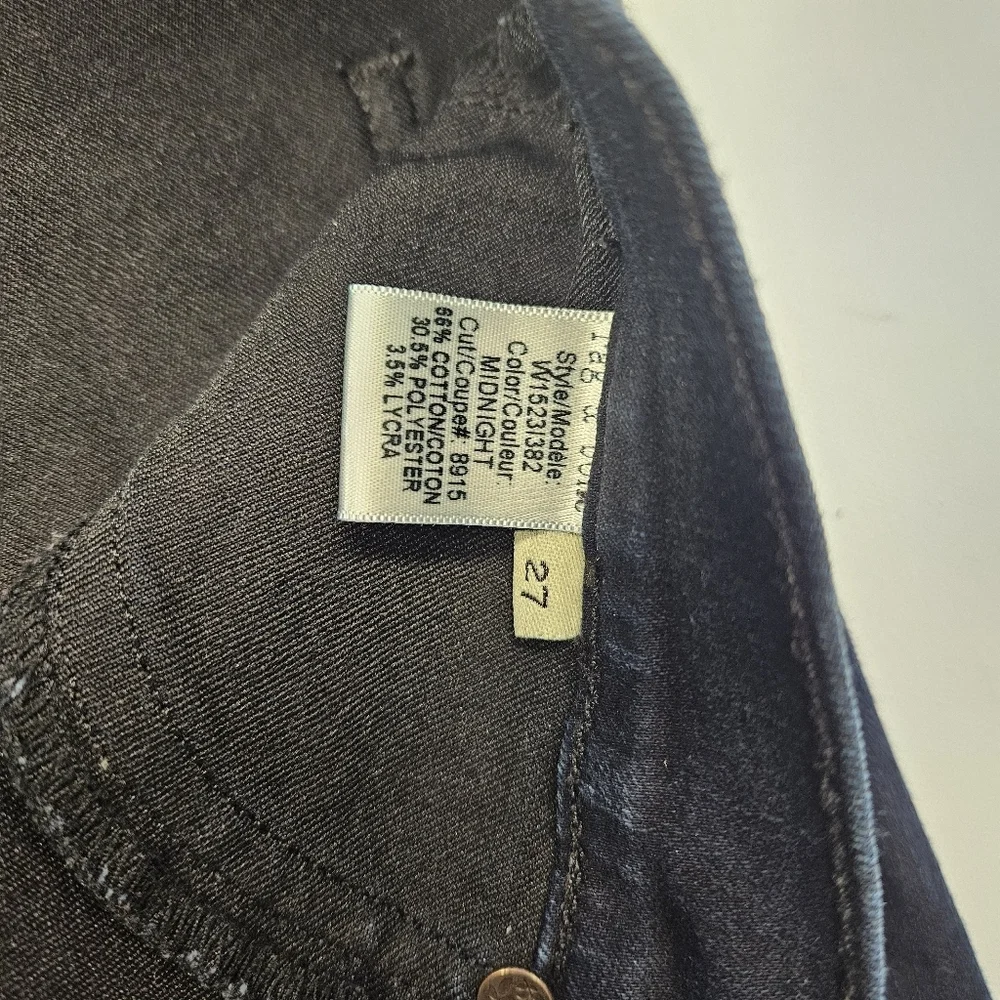 Rag & Bone Elephant Bell Flare Jeans Womens 27 Dark Blue Indigo Overdye Stretch - Picture 5 of 10